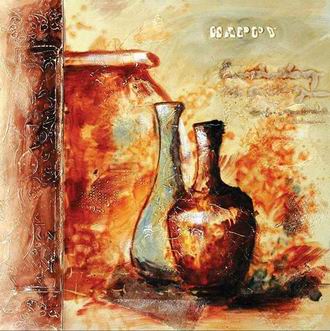 Textured Utensils oil painting